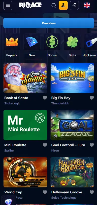 Rioace Progressive Web App auf dem Smartphone-Startbildschirm
